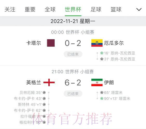 世界杯最新赛事比分官方查询入口
