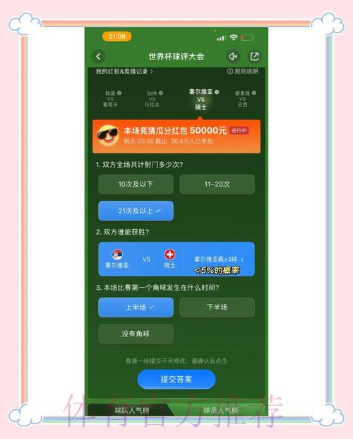 世界杯竞猜平台深度解读：玩法规则全攻略